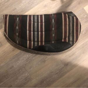 Round Saddle Pad Barrel Racing 1 inch fleece
